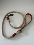 Sand Premium Rope & Biothane Handle Dog Lead