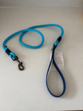 Blue Premium Rope & Biothane Handle Dog Lead